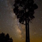 Cielo estrellano noche Peralejos de las Truchas