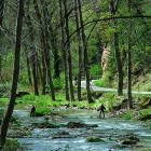 Pescadores en el río Gallo