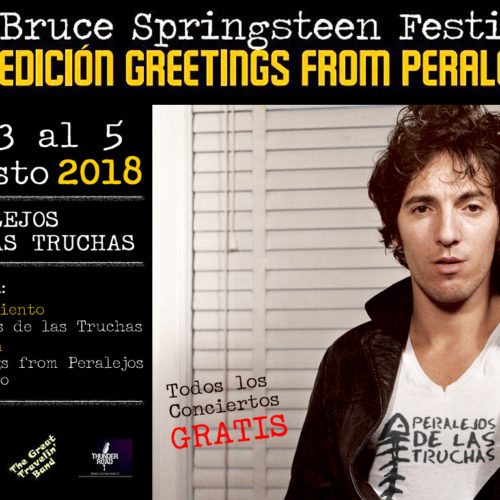 bruce springsteen Peralejos de las Truchas 2018 Cartel Greetings