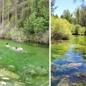 Zona del Camping La Serradora 2018. Zonas de Baño Peralejos de las Truchas