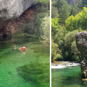 Zona del Camping La Serradora 2018. Zonas de Baño Peralejos de las Truchas