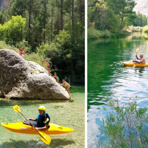 Zona del Camping La Serradora 2018. Zonas de Baño Peralejos de las Truchas