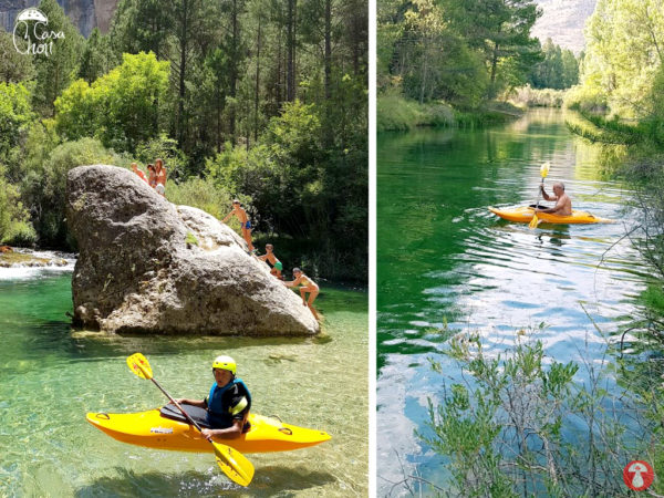 Zona del Camping La Serradora 2018. Zonas de Baño Peralejos de las Truchas