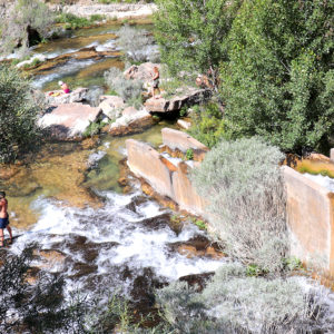 Presa de Peralejos de las Truchas 2018. Zonas de Baño