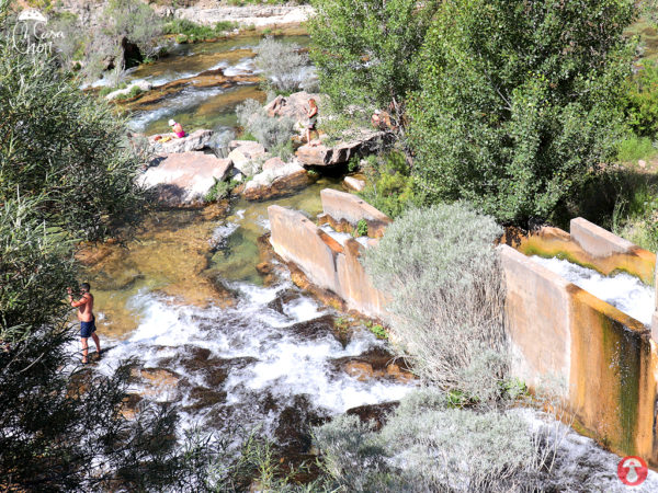 Presa de Peralejos de las Truchas 2018. Zonas de Baño