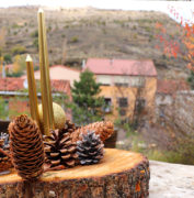 Casa Rural Alto Tajo Guadalajara. Centro de mesa