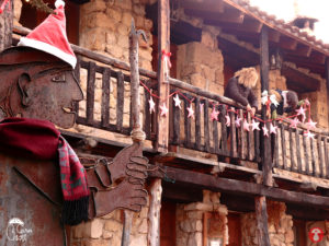 Casa Rural Alto Tajo Guadalajara. Decoración exterior Navideña
