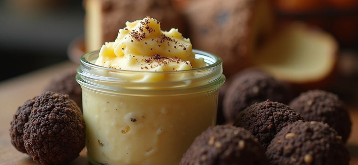 Mantequilla Con Trufas Negras Tuber Melanosporum